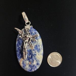 Sodalite Fairy Pendant 💛